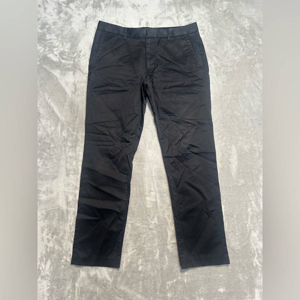 Bonobos Tuesday Slim Pants Men’s 32/30 Black Sateen Look Business Office